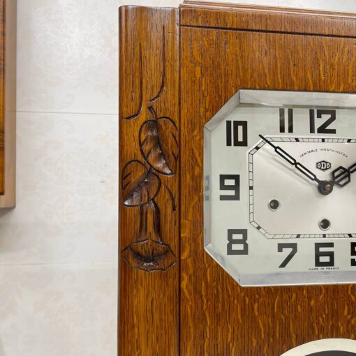 Đồng hồ Odo 54/8 thùng sồi lê đẹp cổ điển - Ảnh 5