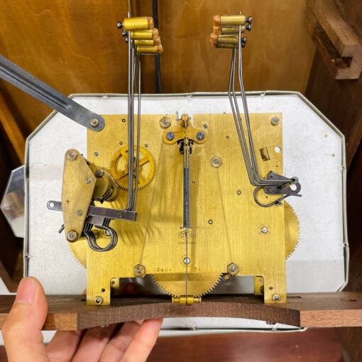 Đồng hồ Odo 54/8 thùng sồi lê đẹp cổ điển - Ảnh 9