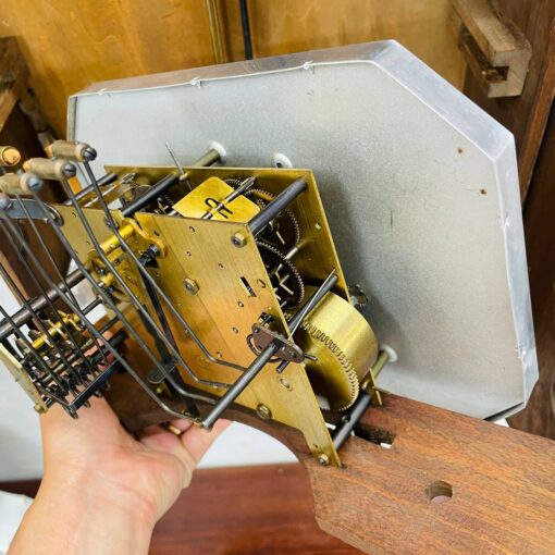 Đồng hồ Odo 54/8 thùng sồi lê đẹp cổ điển - Ảnh 10