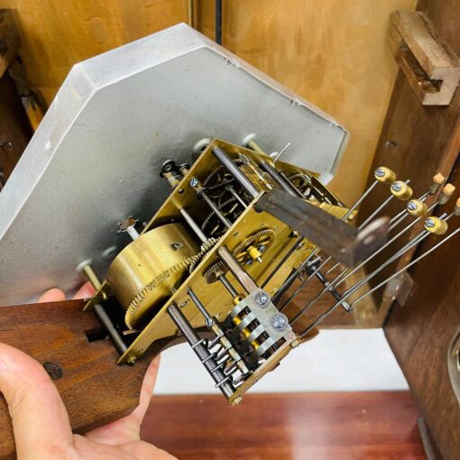 Đồng hồ Odo 54/8 thùng sồi lê đẹp cổ điển - Ảnh 12