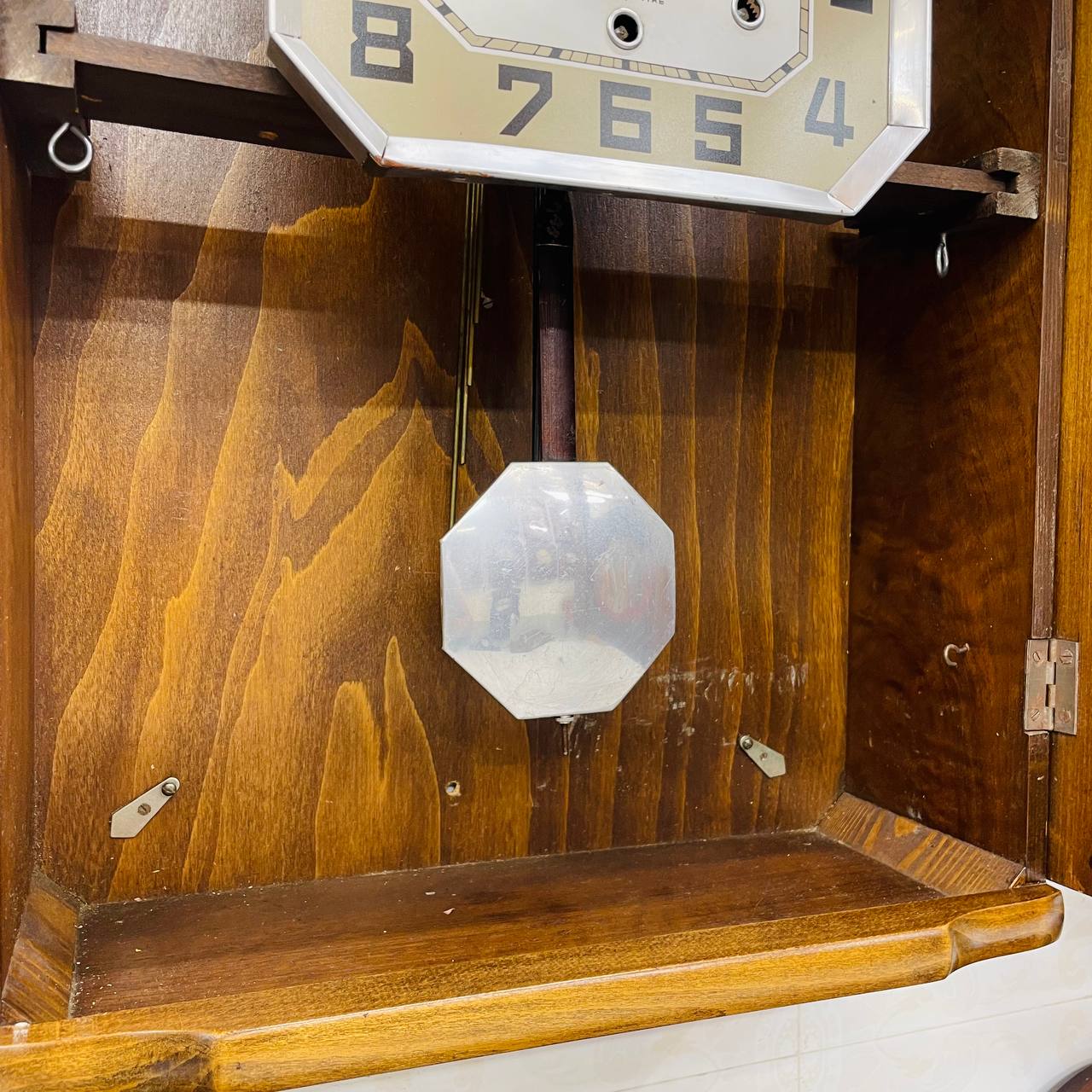 Đồng hồ cổ Jura 8/8 thùng nu đào - Ảnh 11