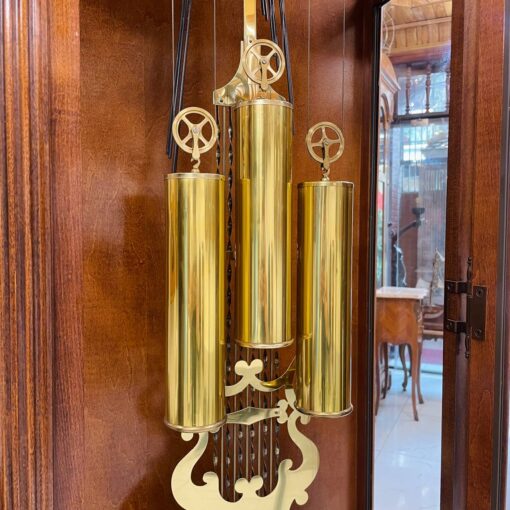 Đồng hồ tủ cây Howard Miller 12/12 mái sừng chơi chuông 3 bản nhạc - Ảnh 8