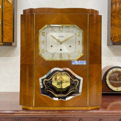 Đồng hồ cổ Vedette 8/8 số nổi vàng chuông hay - Ảnh 2