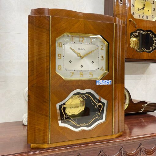 Đồng hồ cổ Vedette 8/8 số nổi vàng chuông hay - Ảnh 3