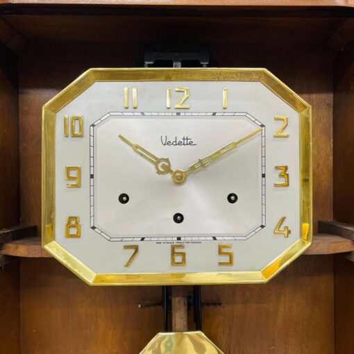 Đồng hồ cổ Vedette 8/8 số nổi vàng chuông hay - Ảnh 5