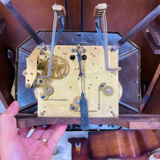 Đồng hồ cổ Vedette 8/8 số nổi vàng chuông hay - Ảnh 8