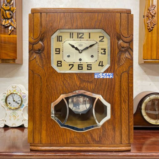 Đồng hồ tủ cây Jura 8/8 thùng sồi đào - Ảnh 2