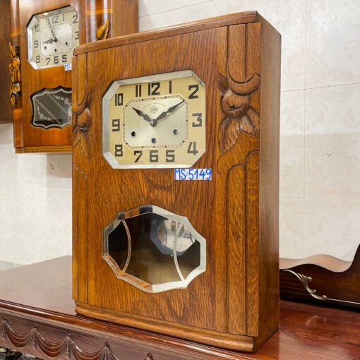 Đồng hồ tủ cây Jura 8/8 thùng sồi đào - Ảnh 3