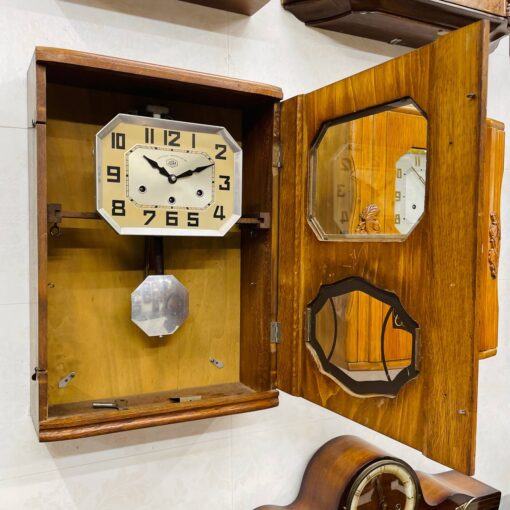 Đồng hồ tủ cây Jura 8/8 thùng sồi đào - Ảnh 6