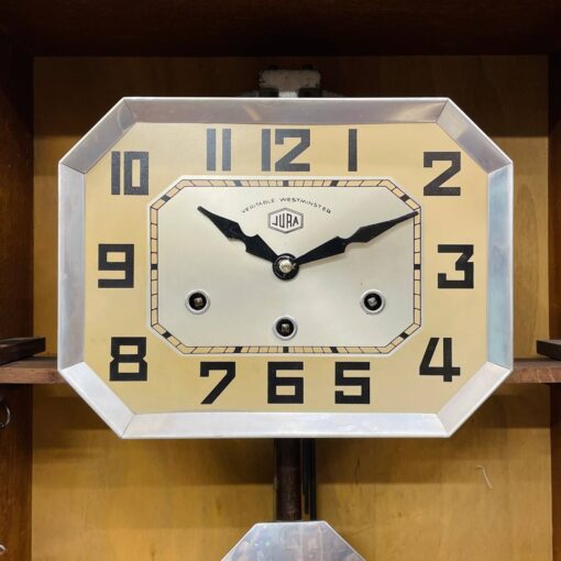 Đồng hồ tủ cây Jura 8/8 thùng sồi đào - Ảnh 8