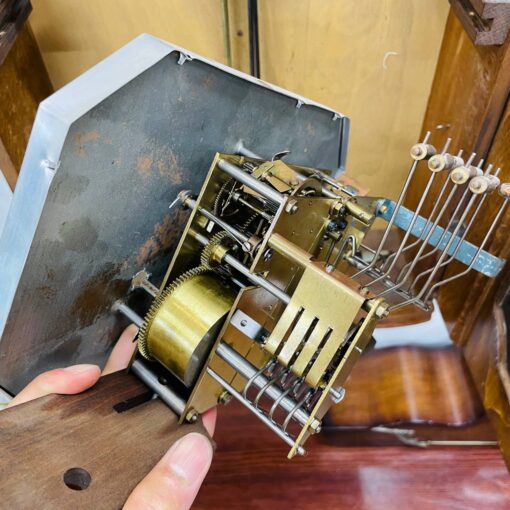 Đồng hồ tủ cây Jura 8/8 thùng sồi đào - Ảnh 12