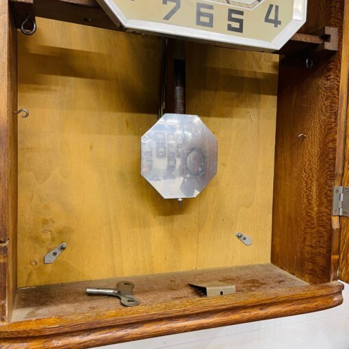 Đồng hồ tủ cây Jura 8/8 thùng sồi đào - Ảnh 7