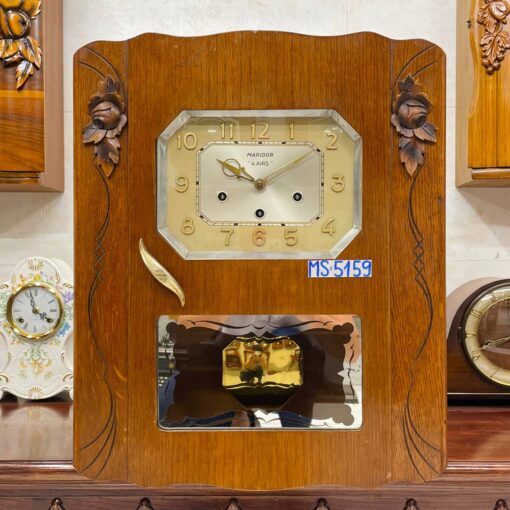 Đồng hồ cổ FFR 10/10 thùng nu đào chơi chuông 4 bản nhạc - Ảnh 2