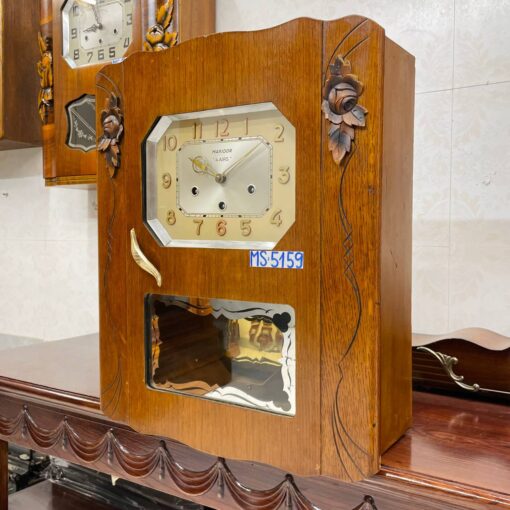 Đồng hồ cổ FFR 10/10 thùng nu đào chơi chuông 4 bản nhạc - Ảnh 3