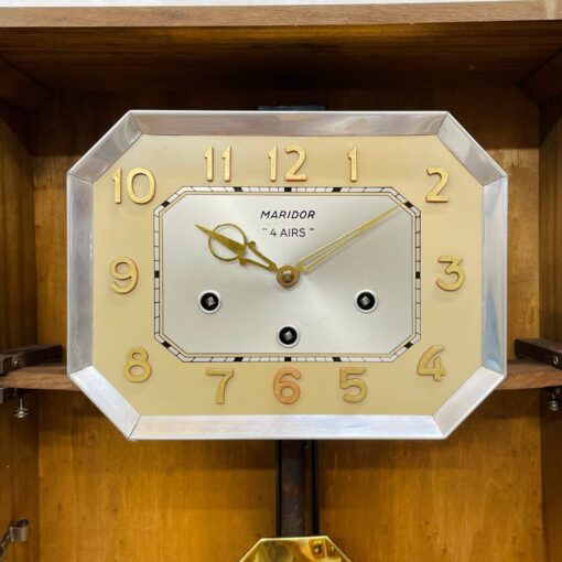 Đồng hồ cổ FFR 10/10 thùng nu đào chơi chuông 4 bản nhạc - Ảnh 6