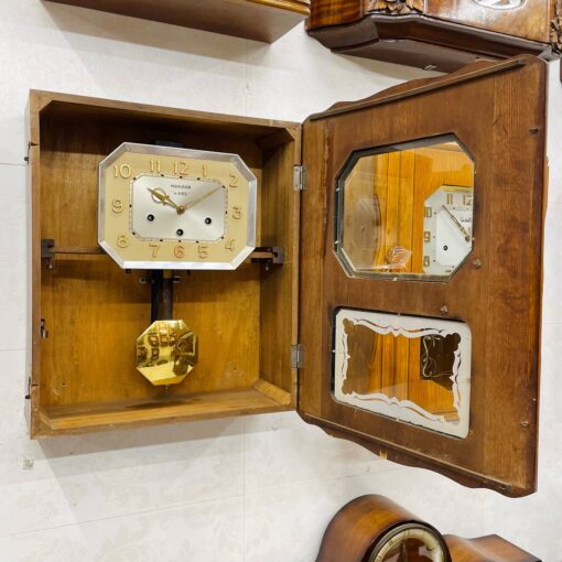 Đồng hồ cổ FFR 10/10 thùng nu đào chơi chuông 4 bản nhạc - Ảnh 7