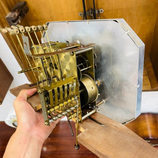 Đồng hồ cổ FFR 10/10 thùng nu đào chơi chuông 4 bản nhạc - Ảnh 10