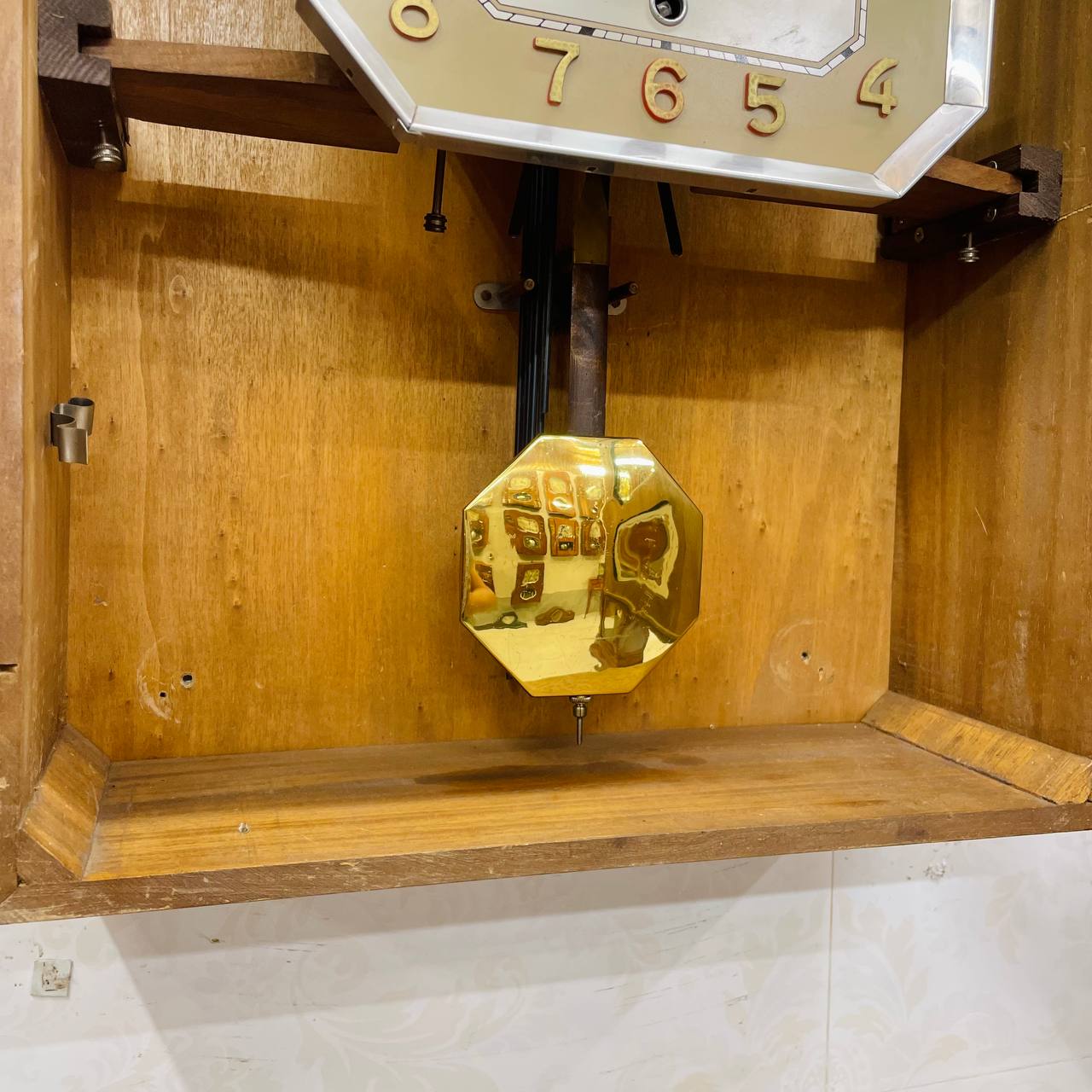 Đồng hồ cổ FFR 10/10 thùng nu đào chơi chuông 4 bản nhạc - Ảnh 11