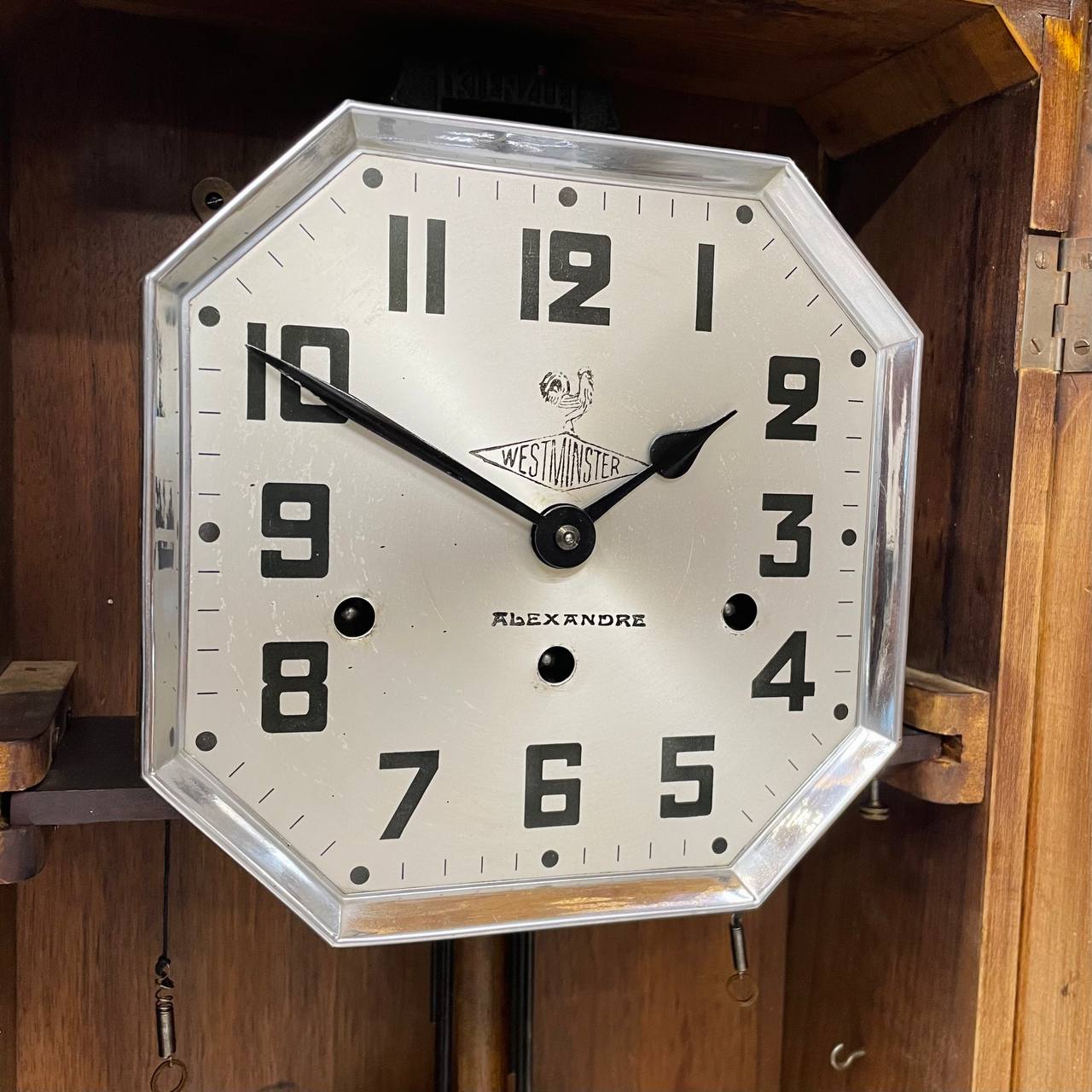 Đồng hồ Kienzle 8/8 thùng nu bông kính rào - Ảnh 7
